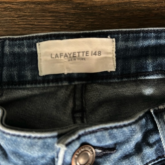 Lafayette 148 New York Mercer Straight leg jeans  Sz 30 - Picture 3 of 6